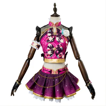 

LoveLive Sakurauchi Riko Cosplay Costume cheongsam Awakening China Dress Women Girls Halloween Carnival Costumes Custom Made