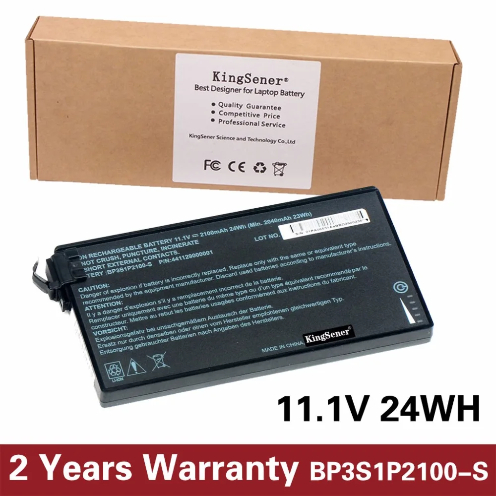 KingSener New BP3S1P2100-S Battery for Getac V110 Rugged Notebook BP3S1P2100 441129000001 11.1V 2100mAh/24WH 2100mah new otdr battery for yokogawa aq7275 aq7270 739880