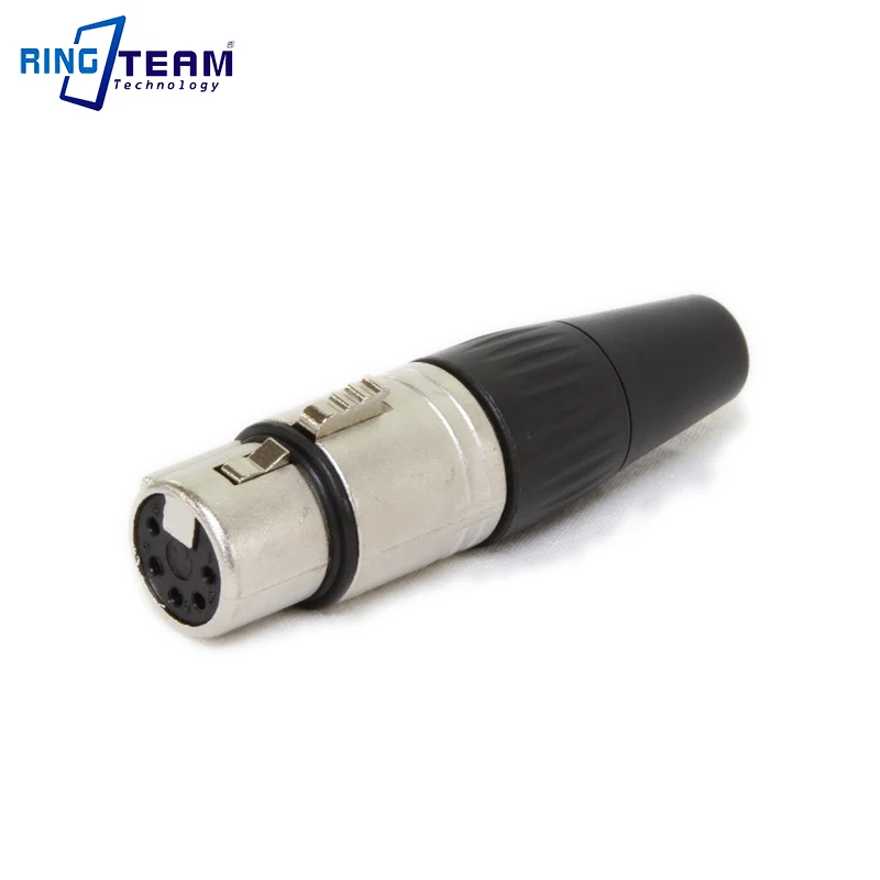 5 Pin гнездовой разъем Mini XLR Аудио Микрофон Разъем MIC адаптер Tini TA5F