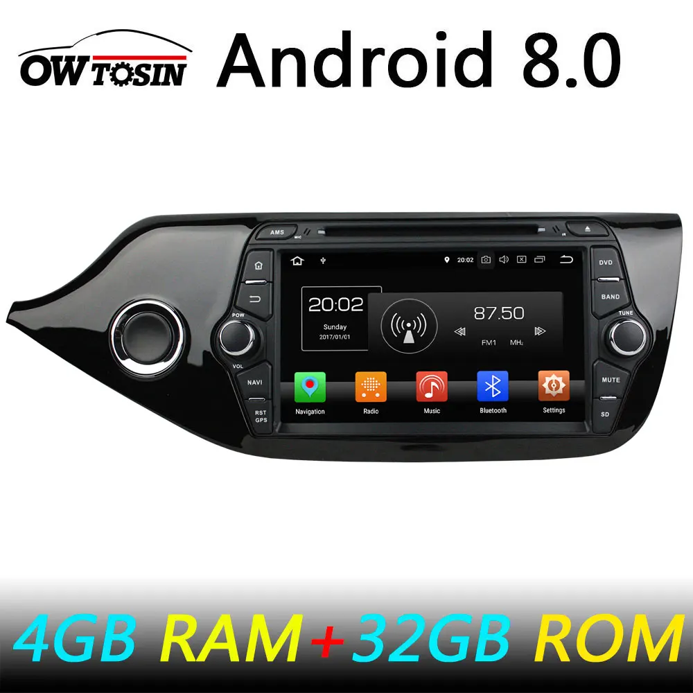 

Octa Core Android 8.0/Quad Core Android 8.1 Car DVD Player for Kia CEED 2013 2014 2015 2016 Car Radio Multimedia Bluetooth GPS
