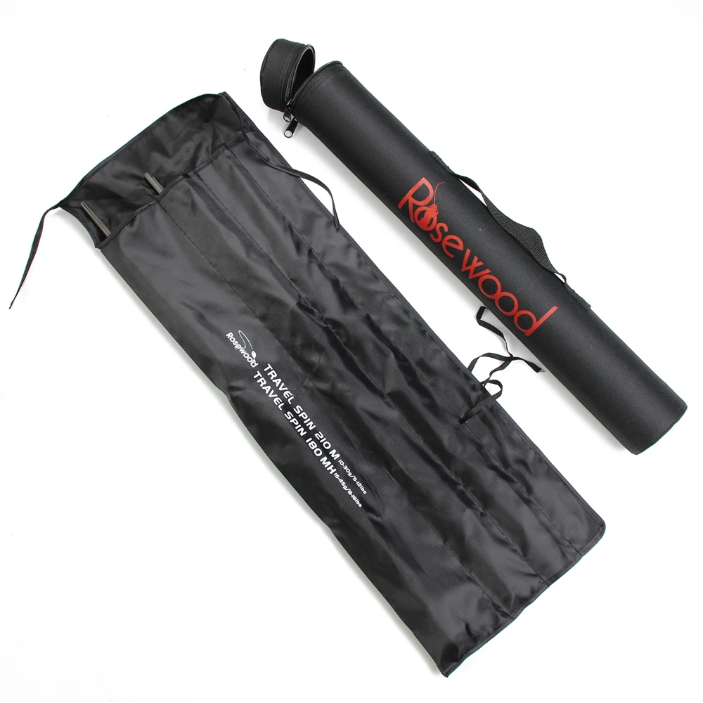 ROSEWOOD 8-Piece Portable Fishing Lure Rod Spinning Casting Handle In One Rod 10-30g 15-45g Lure Weight Travel Rod With Bag  (14)