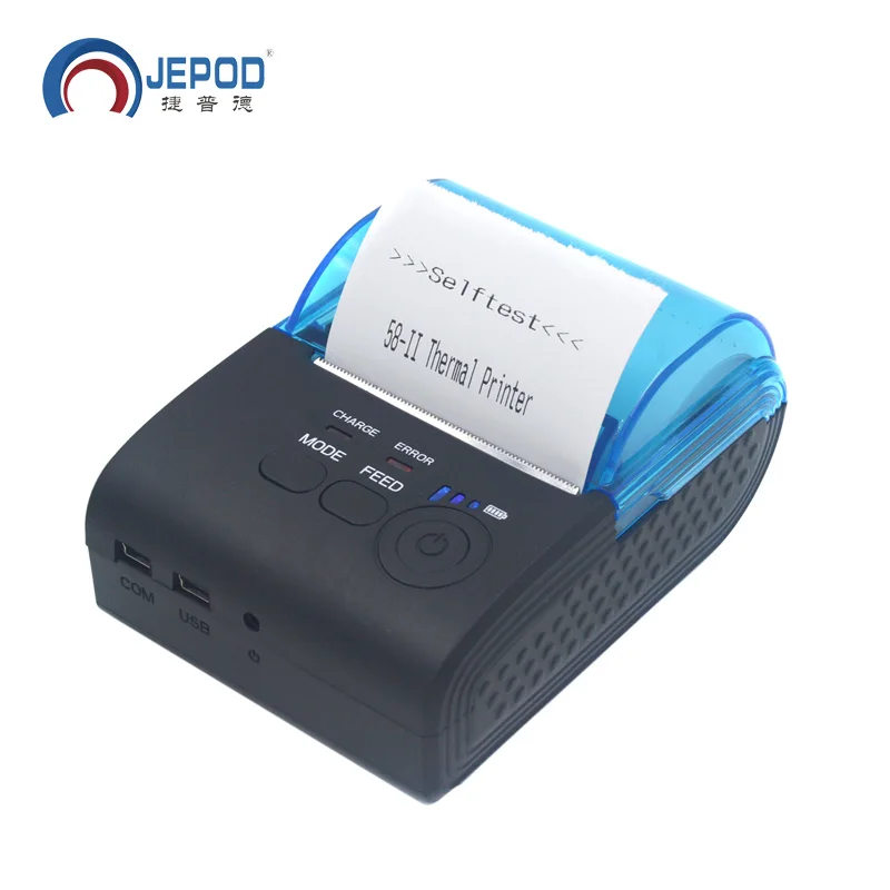 JP 5805LYA Портативный Мобильный Bluetooth Термальный Принтер USB чековый POS счет Termal
