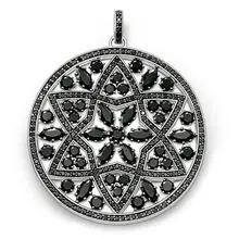 Negro Ornamento Colgante, Thomas Estilo Alma Buena Joyería de Moda Para Las Mujeres, 2017 Ts Regalo En Plata De Ley 925, Super Ofertas