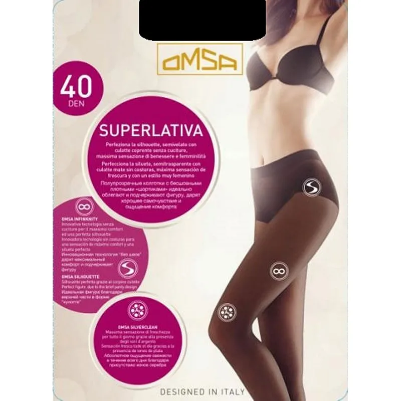 

Колготки женские Omsa SUPERLATIVA 40