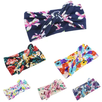 

Newborn Colorful Boho New Toddler Headband Ribbon Elastic Baby Headdress Kids Hair Band Girl Bow Knot 1pc