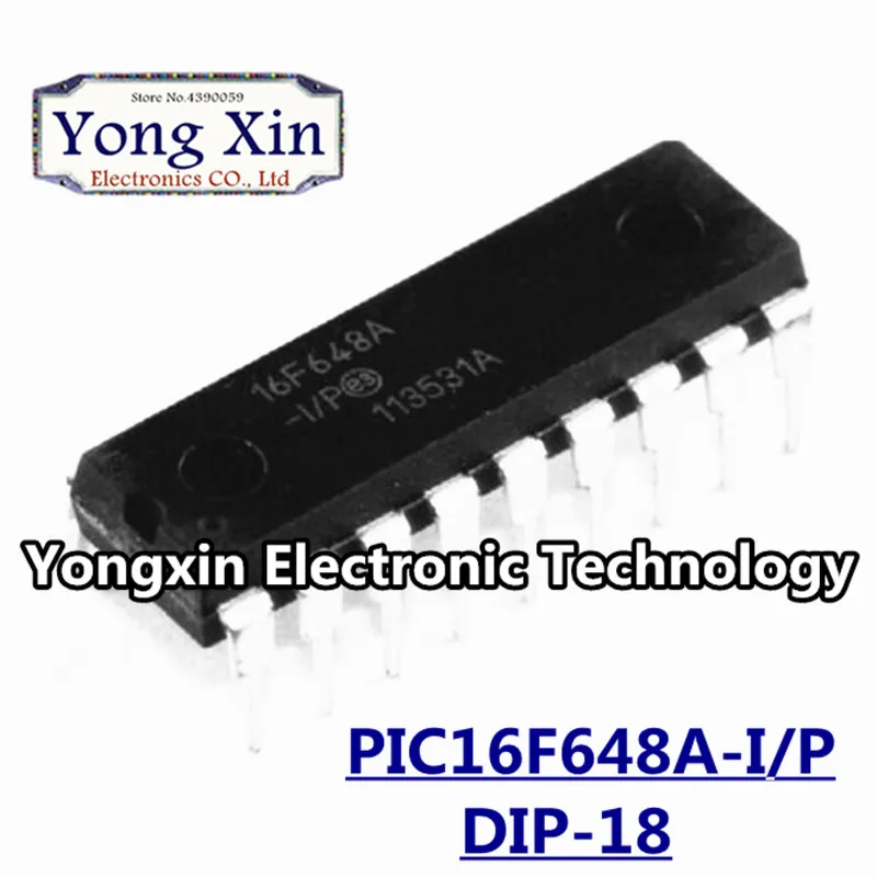 Бесплатная доставка 10 шт./лот PIC16F648A-I/P PIC16F648A PIC16F648 16F648A-I/P DIP-18 в наличии! |