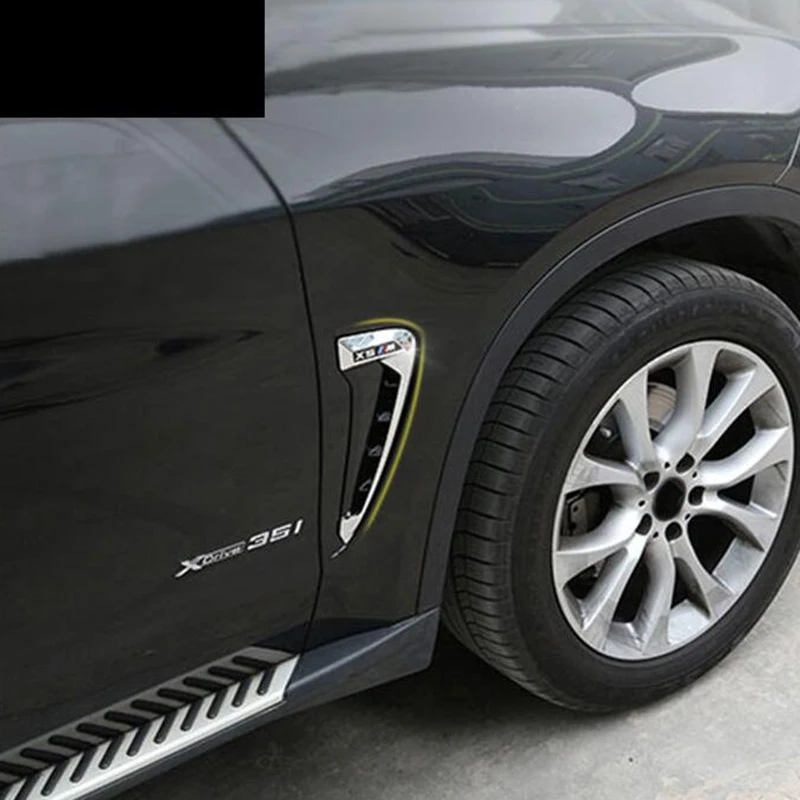 2 шт. для BMW X5 F15 2014 2015 2016 автомобильный боковой воздушный поток крыло отделка