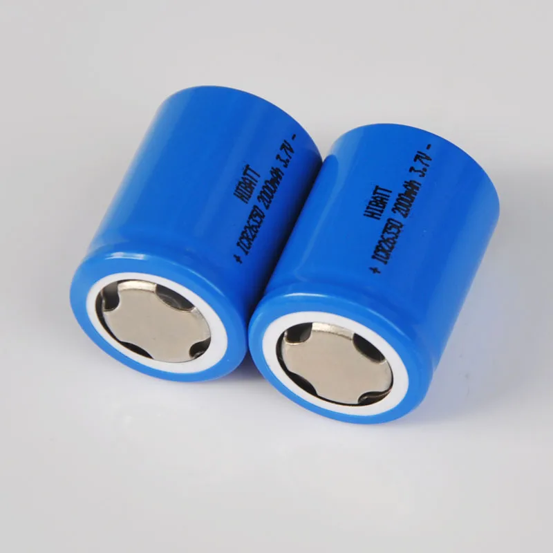 Цена 2 5 шт. 3,7 в 26350 перезаряжаемая литий ионная батарея icr26350 Li ion cell baterias 2000 мАч для электробритвы с фонариком