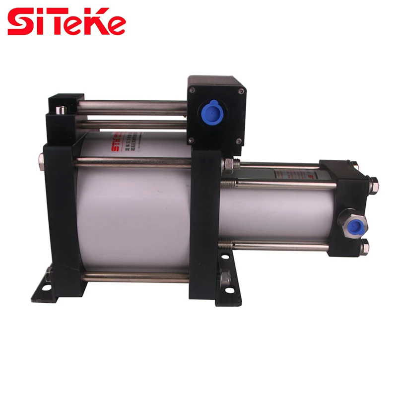 

SITEKE Air Pressure Booster Pump AB10 10:1 Ratio Increasing pressure to Max 83 Bar Min driving gas pressure 3.4 Bar