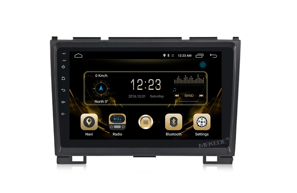 Perfect MEKEDE Russian menu Navitel map 9inch Full touch Android7.1 Car dvd gps player for Greatwall Hover H5 with 4G LTE wifi BT radio 24