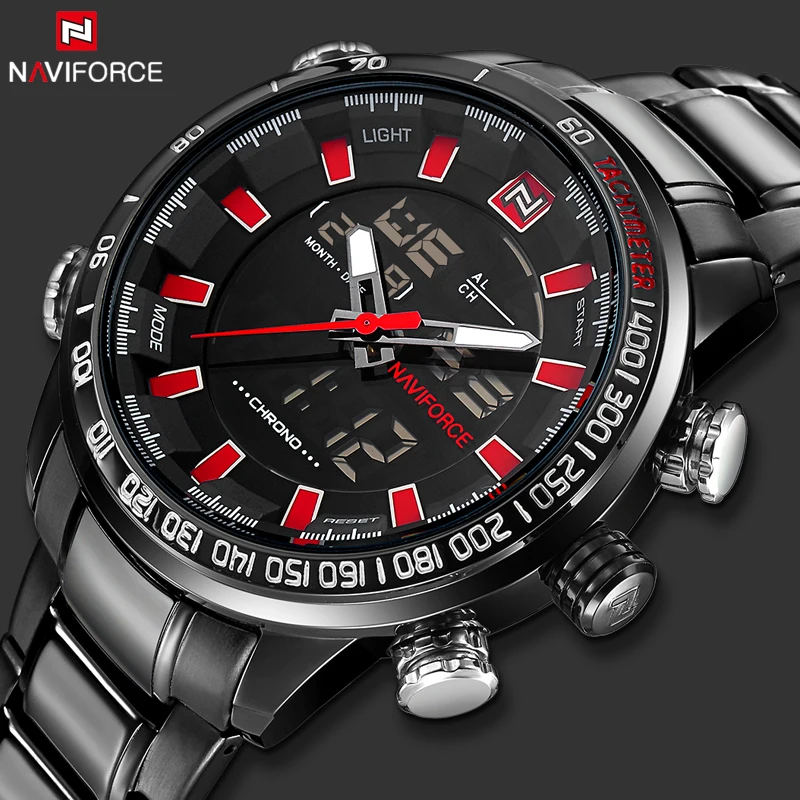 Prix pour D'origine Naviforce Hommes Montres Top Marque De Luxe En Acier Plein de Quartz Hommes Montre Hommes Casual Sport LED Numérique Montre-Bracelet Relogios Prix pour D'origine Naviforce Hommes Montres Top Marque De Luxe En Acier Plein de Quartz Hommes Montre Hommes Casual Sport LED Numérique Montre-Bracelet Relogios