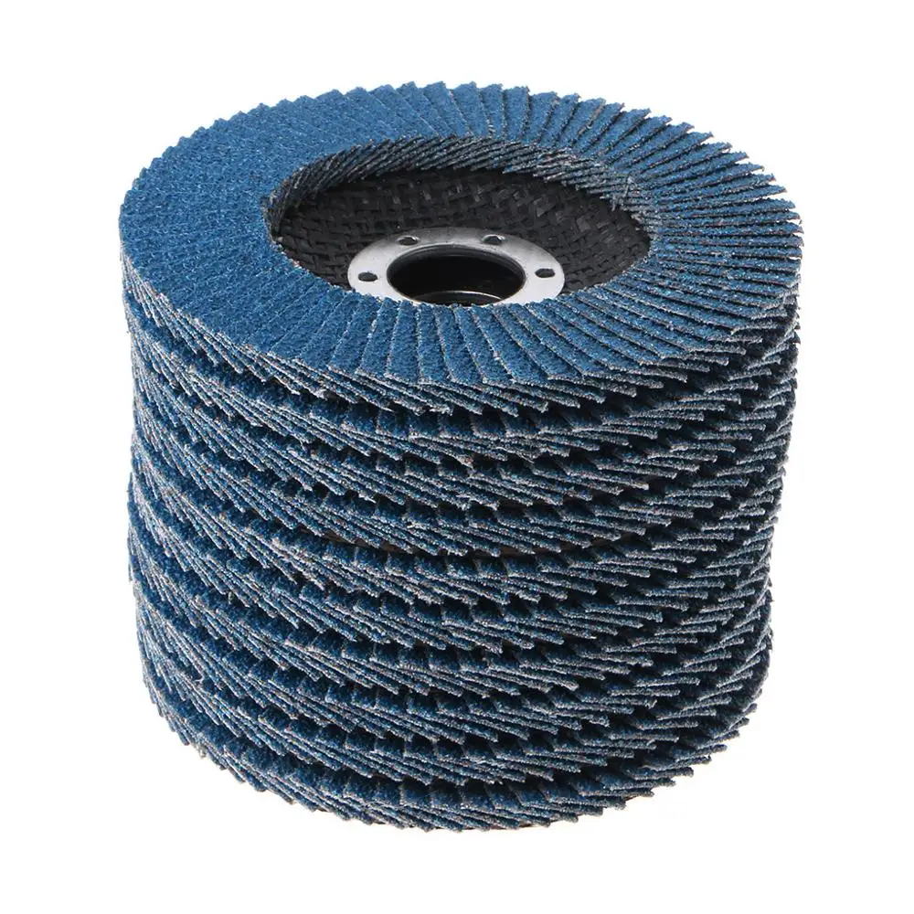 

10PCS Professional Flap Discs 115mm 4.5 Inch Sanding Discs 40 Grit Grinding Wheels Blades For Angle Grinder Power Tool Accessori