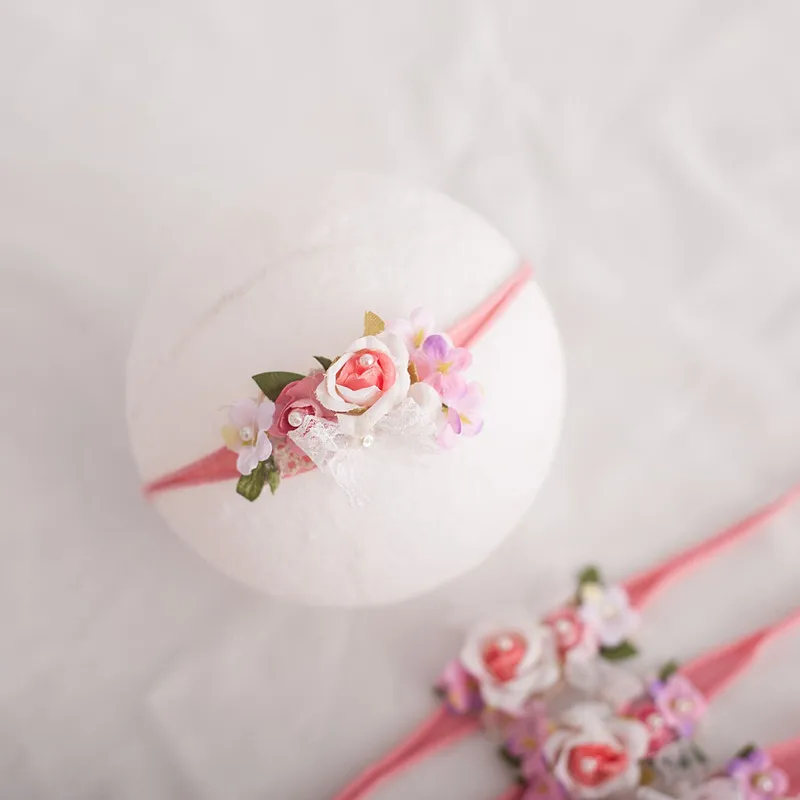 Newborn Photography Props Accessories Baby Headband Headwear Infant Hairband Headdress Baby Girl Headbands Fotografia Shoot Prop baby headband dried flower baby hairband newborn photography props infant shoot accessories floral baby headwear sweet headdress