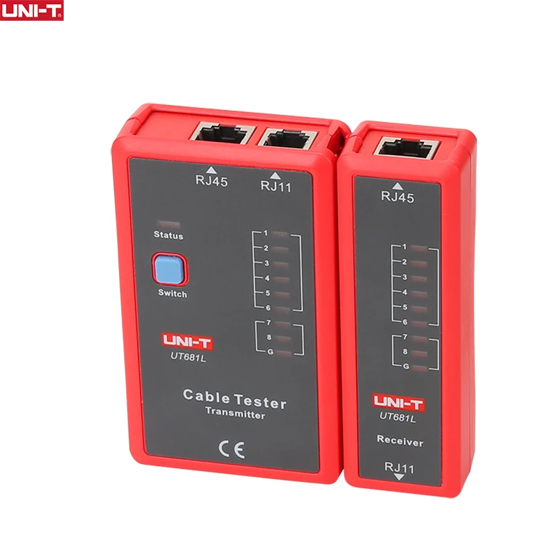 Uni-T Ut681L Cable Tester Tracker Lan Auto Network Led Tester Telefono Ethernet Strumento Di Riparazione Bnc