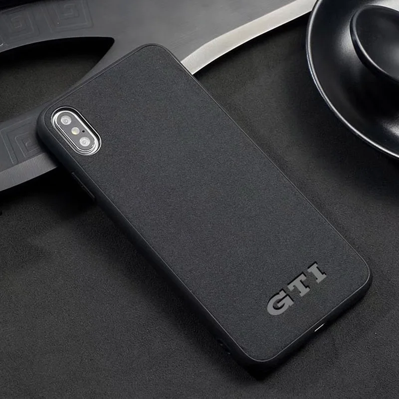 حار نوربورغرينغ سوبر سباق GTI غطاء حقيبة لهاتف أي فون 6 زائد 7 S 7 زائد 8 8 زائد X XR XS ماكس الفاخرة سيارة الجلود الهاتف كوكه فوندا