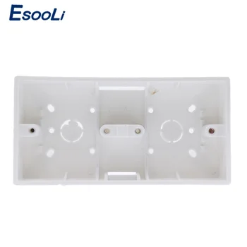 

Esooli External Mount Box 172mm*86mm*33mm for 86 Type Double Touch Switches or Sockets Apply For Any Position of Wall Surface