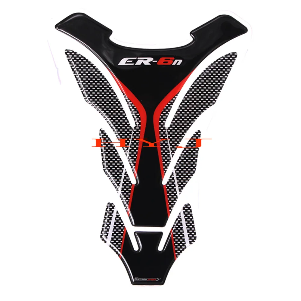 3D Carbon look Motorcycle Tank Pad Protector Decal  