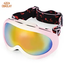 OBAOLAY H006 унисекс анти-туман объектив катание на сноуборде и лыжах очки для скалолазания очки солнцезащитные очки