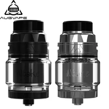 Augvape INTAKE RTA atomizer 4.2ml 24mm Leak Proof single coil bublle glass RESIN drip tip Super Easy To Build vape tank rta