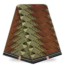 Настоящий нигерийский воск гарантировано натуральный воск ткань африканский батик ткань Высокое качество африканская парафинированная ткань H17020906