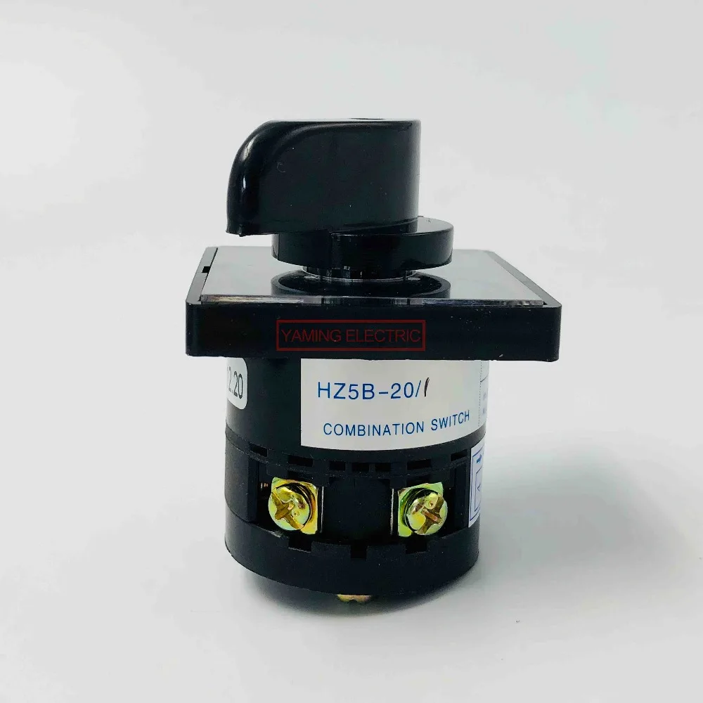 Yaming Electric 2 позиционный 1 4 контактный полюсный 500В 20А ручной поворотный Кулачковый