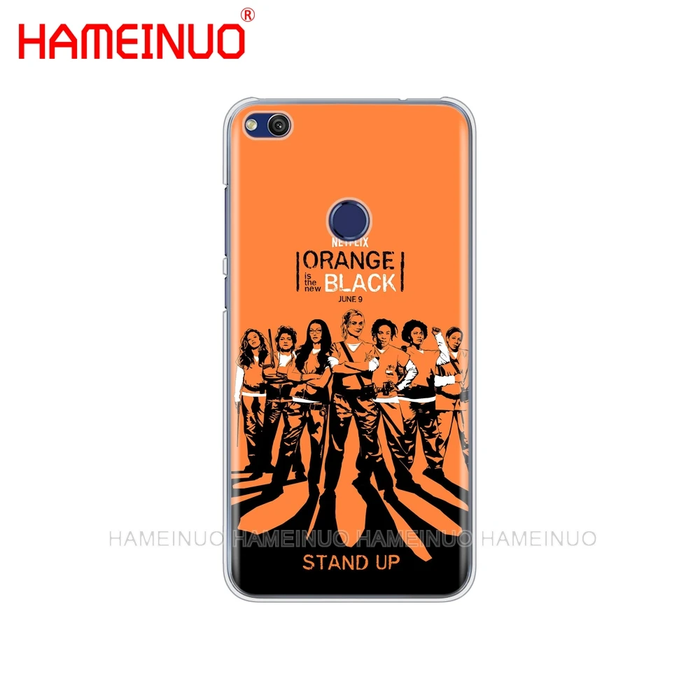 HAMEINUO ORANGE IS THE NEW Черная крышка чехол для телефона для huawei Ascend P7 P8 P9 P10 P20 lite plus pro G9 G8 G7 - Цвет: 43440