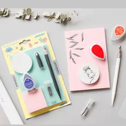 JIANWU 1 шт. художественное создание набор ручной модели DIY многоцелевой резиновый штамп бумага резка инструмент записки канцелярские