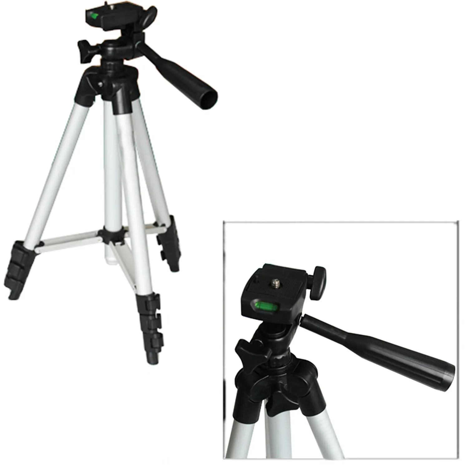 Gosear Universal Aluminum Legs Dsl Tripod Trepied 4 Sections para