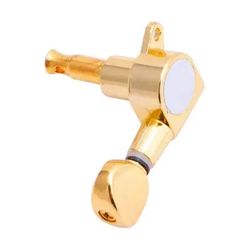 

6 Guitar Tuning Pegs VERROUILLAGE Tuner Touches Guitar Strings Button 3L + 3R Gold