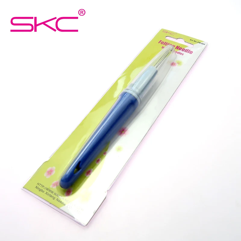

SKC High Quality Felting Needles Handle Holder Wool Needles Felting Tool with 3 Needles Knitting Accessories DIY Craft