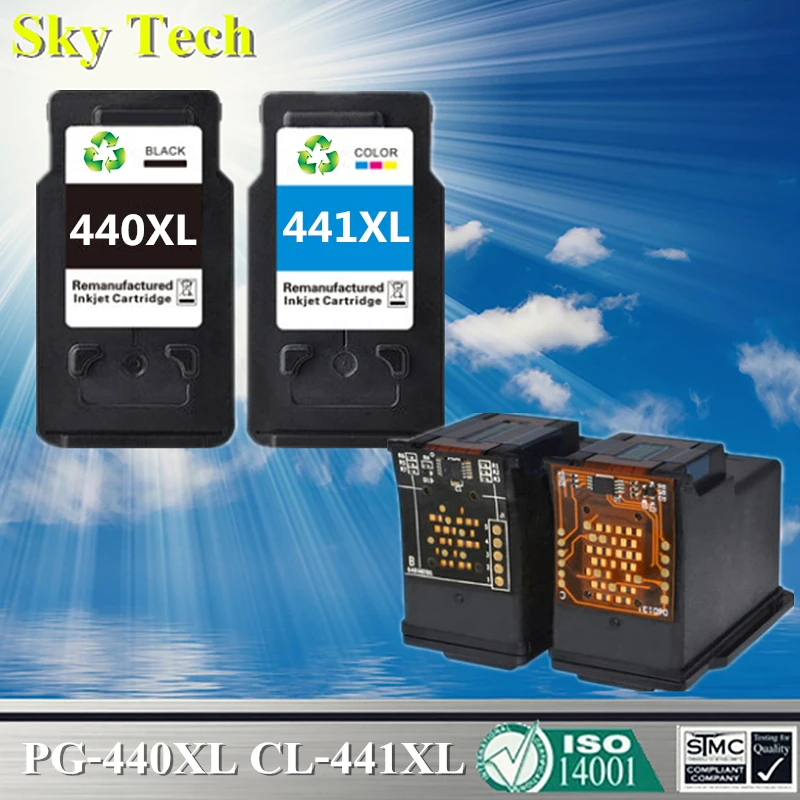Качественный струйный картридж для PG-440XL CL-441XL PG440 CL441 Canon MG2240 MG3140 MG3240 MG4240 MX394 MX474 MX534