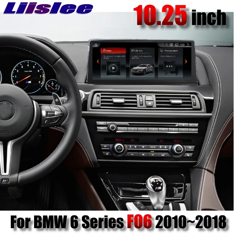 Perfect LiisLee 10.25"Android CarPlay For BMW 6 Series F06 2010~2018 Car Multimedia GPS Map Audio Radio Original Style Navigation NAVI 1