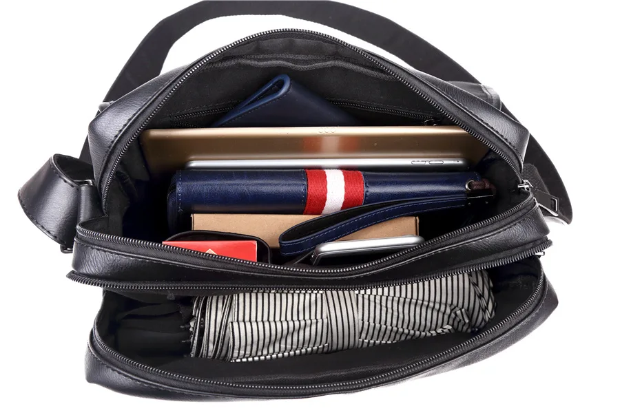 Известный бренд, мужская сумка-мессенджер, деловые кожаные сумки на плечо для мужчин, винтажные мужские повседневные сумки через плечо, мужские модные сумки