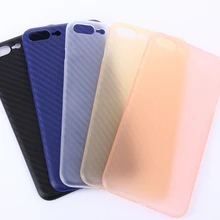 Ультратонкий полипропиленовый чехол из углеродного волокна недорогая накидка для iPhone 6 6 S 7 Plus