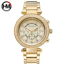 Ladies Watch Luxury Brand Women Quartz Watches Gold Watch Women Stainless steel Rhinestone Female Wristwatches relogio feminino hot sale guou wristwatches women luxury brand fashion rhinestone watches stainless steel exquisite ladies watch relogio feminino