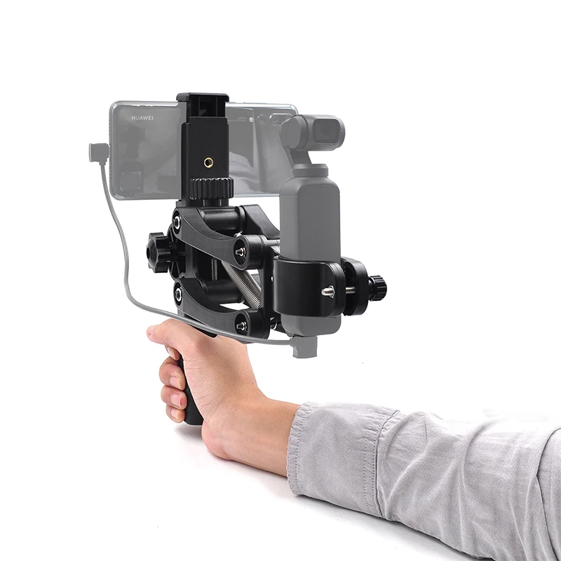 OSMO Карманный демпфирующий стабилизатор гибкий 4 осевой рукоятка для DJI Комплект