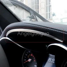 Angelguoguo приборной панели автомобиля края боковая крышка отделка рамка для Mercedes Benz- W205 C class/- КЗС класса