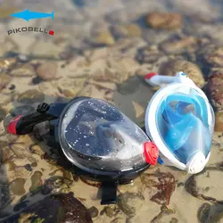 Полная лицевая акваланг для подводного плавания маска для дайвинга с ушной вилкой для экшн-камеры Gopro Hero 4 3 + 3 2 1 xiaomi Yi 4 k
