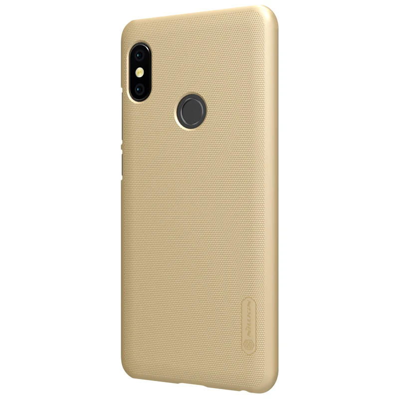 Для Xiaomi redmi note 5 Pro чехол NILLKIN супер матовый защитный жесткий чехол-накладка для redmi note 5 pro с подарком - Цвет: Gold