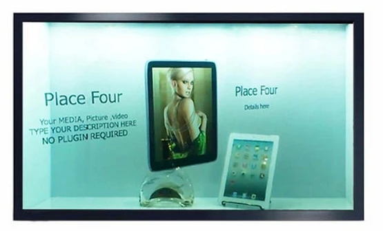 

27 32 42 inch Transparent touch screen lcd display
