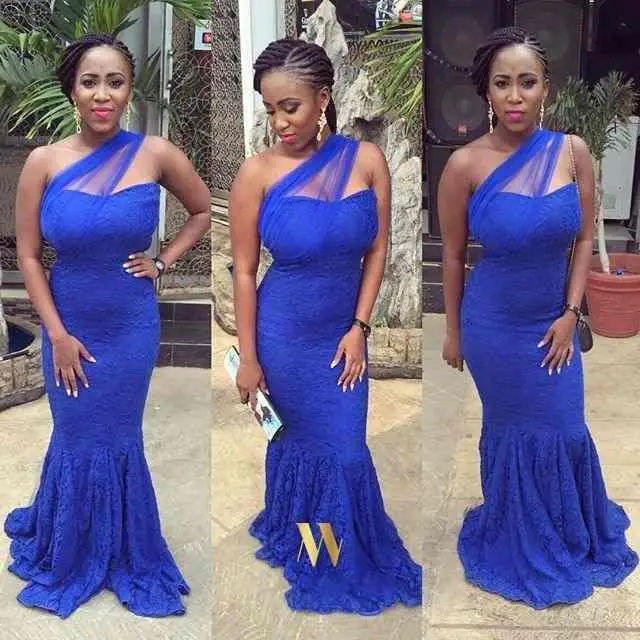 1 Shoulder Prom Dresses for Plus Size Girls