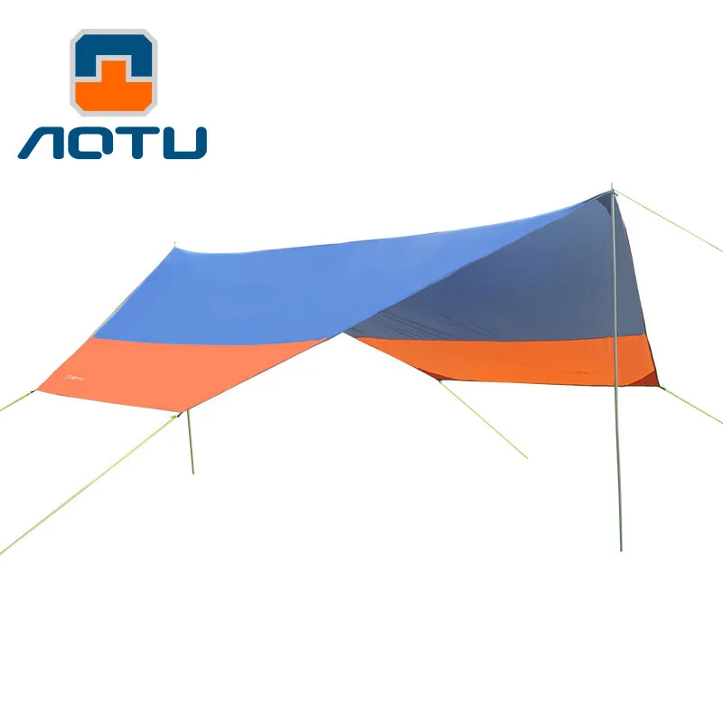 

UV Rainproof Awning Large Outdoor Tent Camping Tent to Its Mat Sheds Canopy AT6515 sunshade shelter waterproof tarp