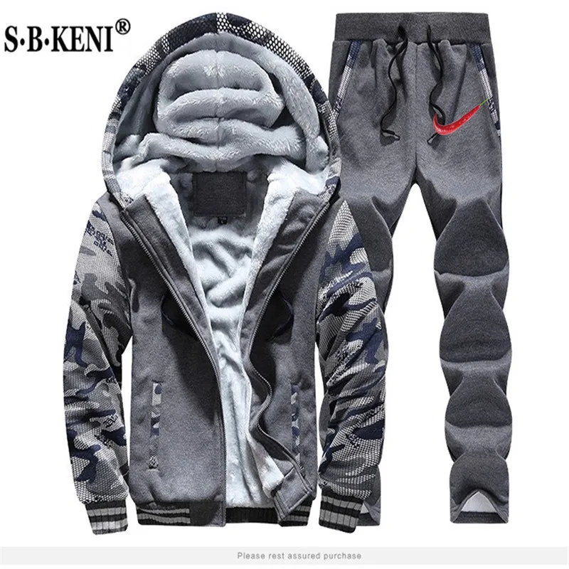 

2019 New Thick Hoodies+Sweatpants Suits Red pepper Print Hoodie Sweatshirt Men/Women Casual Winter Warm Fleece Hooded Pullover
