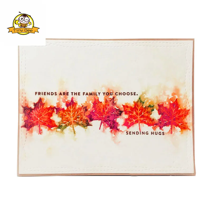 

Clear Stamps Leafs Words for Scrapbooking Transparent Clear Silicone Stamp/Seal for DIY Scrapbooking/photo Album Decora