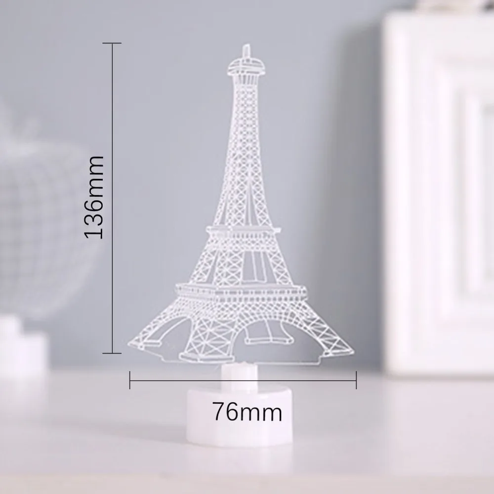 3D ночник светодио дный стерео настольная лампа Рождество спальня творческий