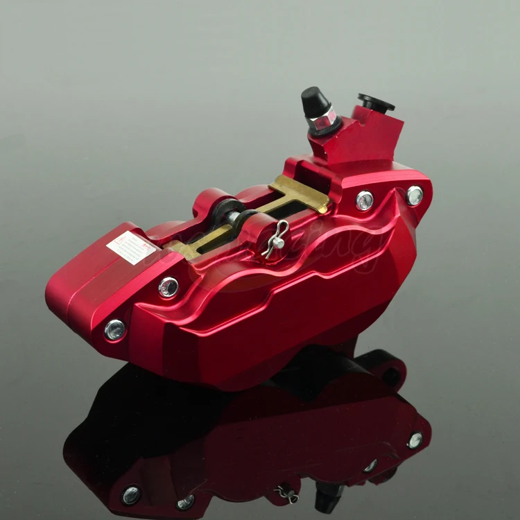 

Motorcycle Aluminum CNC Universal Refit Left Brake Caliper Pump 4 Pistons For Honda MSX-125 Motocross Enduro Street Bike Racing