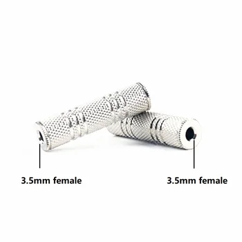 

5PCS/LOT 3.5mm Female to Female Audio Adapter Connector Coupler Stereo F/F Extension