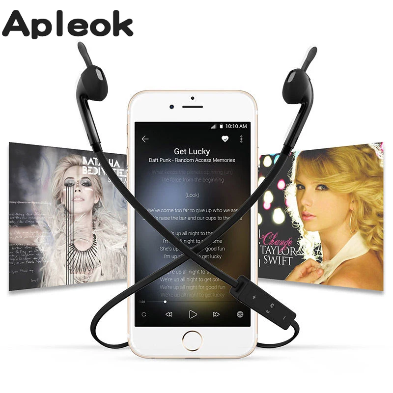 

Wire Bluetooth V4.1 Earbuds Control Talk Earphone Fashion Music Mobile phone Sport Headset for iphone 7 audifonos