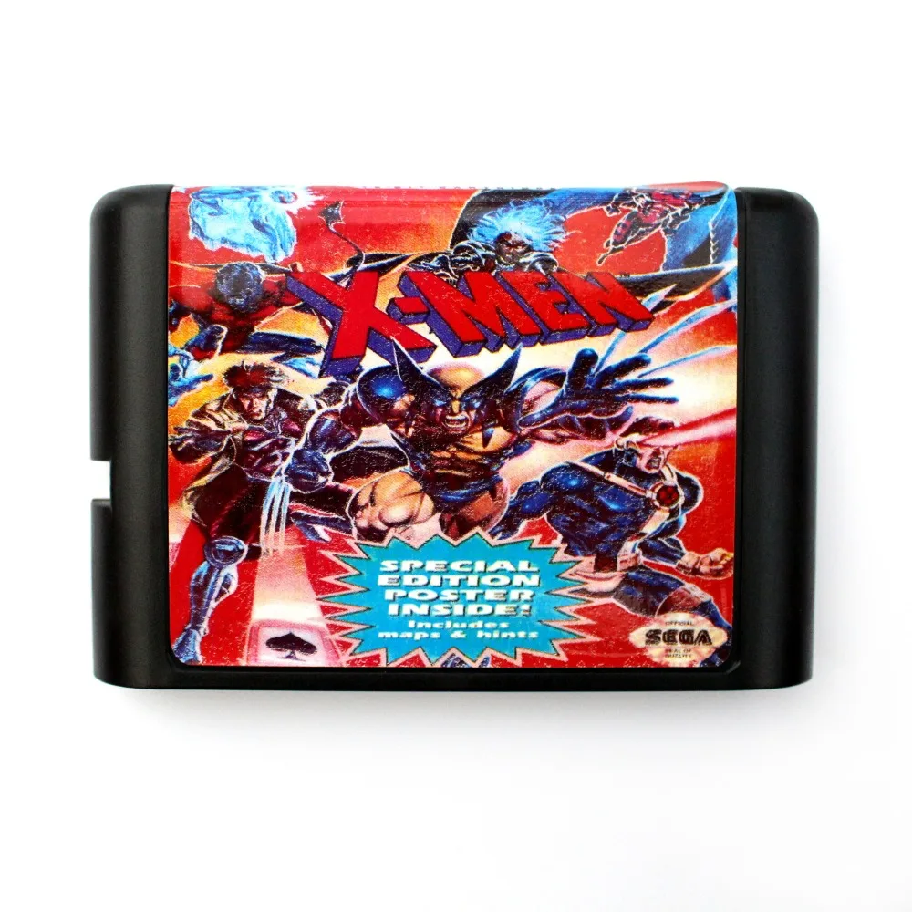 X men 16 bit MD игровая карта для Sega Mega Drive Genesis | Электроника