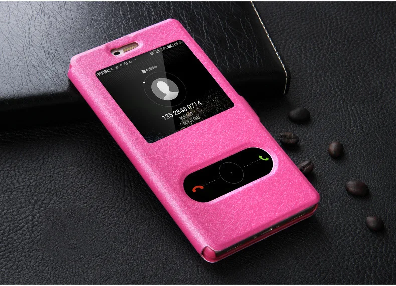 For Huawei Honor 7A 2GB 16GB Case Quick Window View Leather Flip Case For Huawei Honor 7A Pro Prime (1)